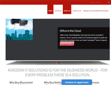 Tablet Screenshot of kingdomitsolutions.net